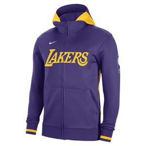 Nike Los Angeles Lakers Showtime  Dri-FIT NBA-hoodie met rits over de hele lengte voor heren - Paars