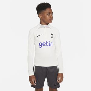 Nike Tottenham Hotspur  Dri-FIT Strike Voetbaltrainingstop voor kids - Wit