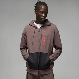 Nike Paris Saint-Germain Hoodie met rits voor heren - Bruin