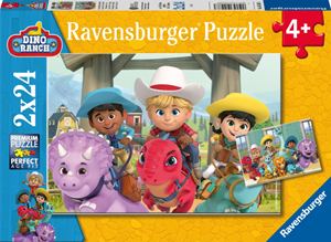 Ravensburger Dino Ranch Puzzel (2x24 stukjes)