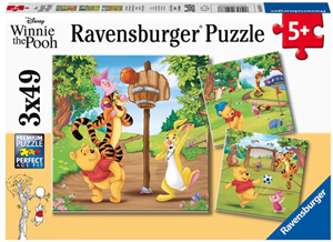 Ravensburger Puzzle 3 x 49 Teile Tag des Sports