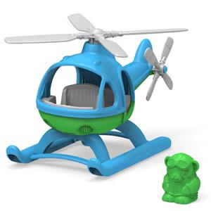Green Toys Helikopter - Blaue Oberseite