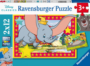 Ravensburger Disney Classics - Adventure is Calling Puzzel (2 x 12 stukjes)