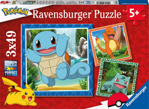 Ravensburger Pokemon Puzzel (3 x 49 stukjes)