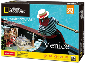 cubicfun Cubic Fun Venice: St. Marks Square (107) 3D Puzzle