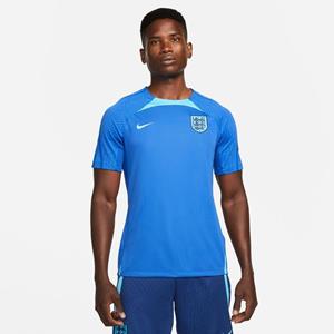Engeland Strike Nike Dri-FIT voetbaltop met korte mouwen voor heren - Blauw