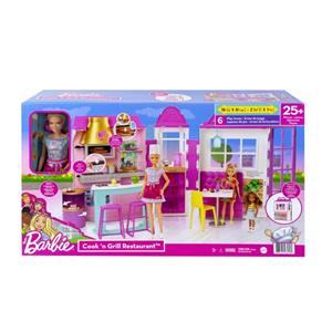 Mattel Barbie Cook 'n Grill Restaurant Doll And Playset