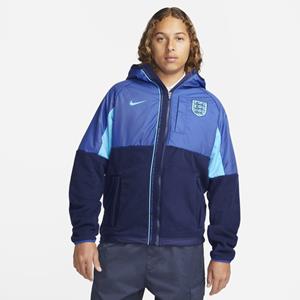 Nike Engeland AWF Wintervoetbaljack met rits voor heren - Blauw