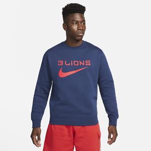 Nike Engeland Club Fleece Sweatshirt met ronde hals voor heren - Blauw