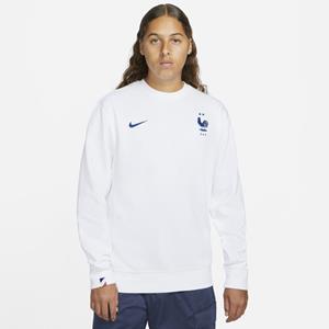 Nike FFF Club Fleece Sweatshirt met ronde hals voor heren - Wit