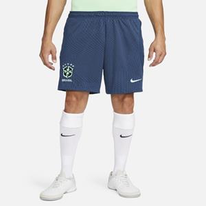 Nike Brazilië Strike  Dri-FIT knit voetbalshorts voor heren - Blauw