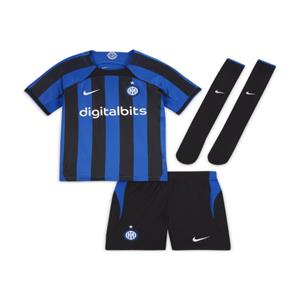 Nike Inter Milan 2022/23 Thuis  voetbaltenue voor kleuters - Blauw