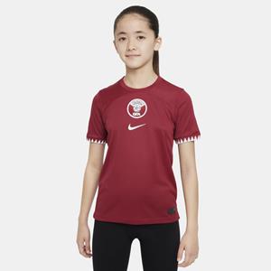 Nike Qatar 2022/23 Stadium Thuis  Dri-FIT voetbalshirt voor kids - Rood