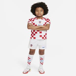 Nike Kroatië 2022/23 Thuis  Voetbaltenue voor kleuters - Wit