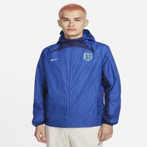 Nike Engeland AWF Voetbaljack met rits voor heren - Blauw