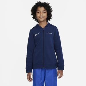Nike FFF Hoodie met rits voor jongens - Blauw