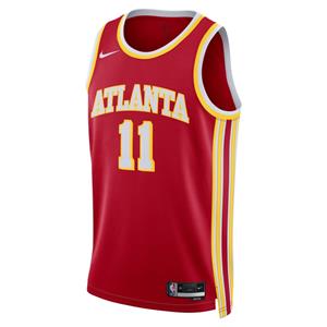 Nike Atlanta Hawks Icon Edition 2022/23 Swingman  NBA-jersey met Dri-FIT - Rood