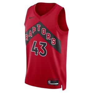 Nike Toronto Raptors Icon Edition 2022/23 Swingman  NBA-jersey met Dri-FIT - Rood