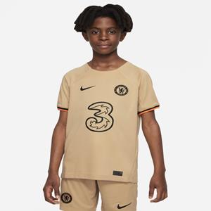 Nike Chelsea FC 2022/23 Stadium Derde  Dri-FIT voetbalshirt voor kids - Bruin