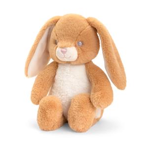 Keel Toys Pluche knuffel dier konijn bruin/wit 25 cm -