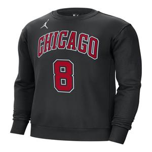 Jordan Chicago Bulls Courtside Statement Edition  NBA-sweatshirt van fleece voor heren - Zwart