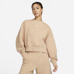 Nike Sportswear Phoenix Fleece Extra oversized sweatshirt met ronde hals voor dames - Bruin