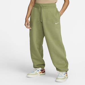 Nike Sportswear Phoenix Fleece Oversized joggingbroek met hoge taille voor dames - Groen