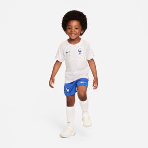 Nike Frankrijk Uitshirt WK 2022 Mini-Kit Kinderen