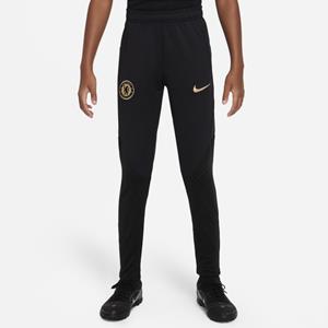 Nike Chelsea FC Strike  Dri-FIT knit voetbalbroek voor kids - Zwart