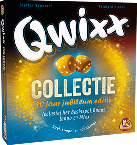 whitegoblingames Qwixx Collectie (= tienjarige jubileumeditie)