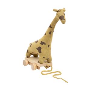 Smallstuff Gebreid Trekdier Giraf Mustard / Mole