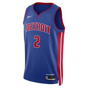 Nike Detroit Pistons Icon Edition 2022/23 Swingman  NBA-jersey met Dri-FIT - Blauw