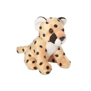 Wild Republic Pluche knuffel Cheetah/jachtluipaard van 13 cm -