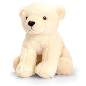 Keel Toys Kinder knuffels ijsbeer van 25 cm -
