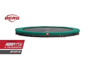 BERG Sport inground Trampolin Champion, rund, grün, 380 cm (14+)