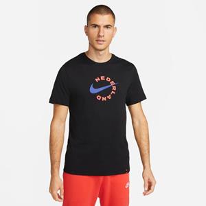 Nike Nederland T-shirt Swoosh - Zwart