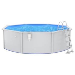 VidaXL Zwembad met veiligheidsladder 460x120 cm