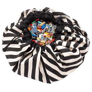 Play & Go Stripes Black toy storage bag