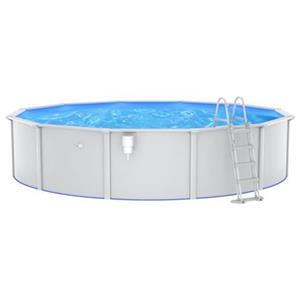 vidaXL Pool mit Sicherheitsleiter 550x120 cm 