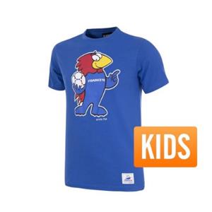 Sportus.nl COPA Football - Frankrijk World Cup 1998 Mascotte T-Shirt - Blauw - Ki