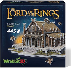 Wrebbit 3D Puzzel - Lord of the Rings Edoras-Golden Hall (460 stukjes)