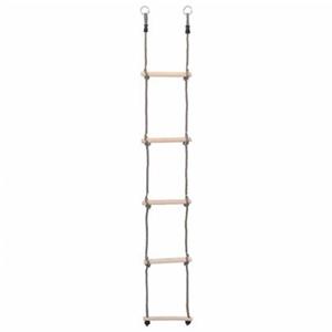 VidaXL Ladder met 5 sporten 210 cm massief grenenhout