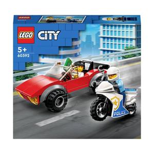 LEGO City 60392 Achtervolging met de politiemotor