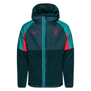 Nike Liverpool Jas AWF Winterized - Groen/Turquoise/Donkerrood