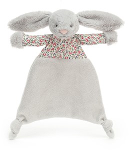 Jellycat Blossom Silver Bunny Comforter