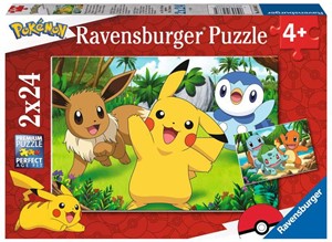 Ravensburger Pikachu en zijn Vrienden Puzzel (2 x 24 stukjes)