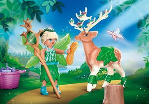 Playmobil Forest Fairy met totemdier