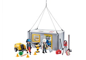 Playmobil Arbeiders en containers