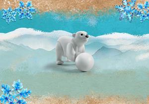 PLAYMOBIL 71073 Wiltopia Junger Eisbär, Konstruktionsspielzeug
