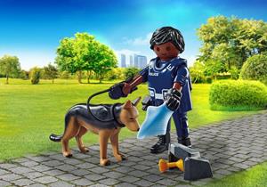Playmobil Politieagent met speurhond